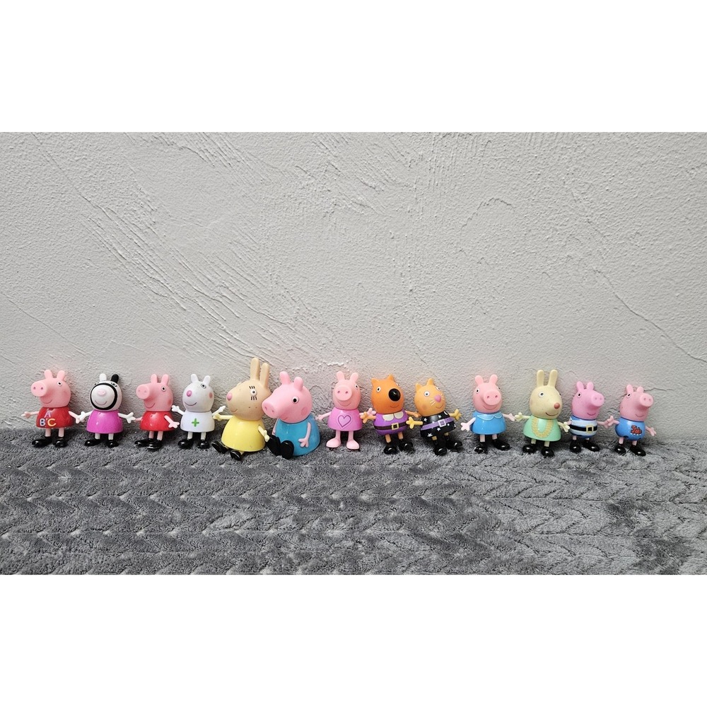 Peppa Pig Figure Lot of‎ 13 Mixed Bundle Most From 2003